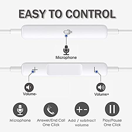 Earphone for Calling and Music Compatible with IPhone (Lightning Type)