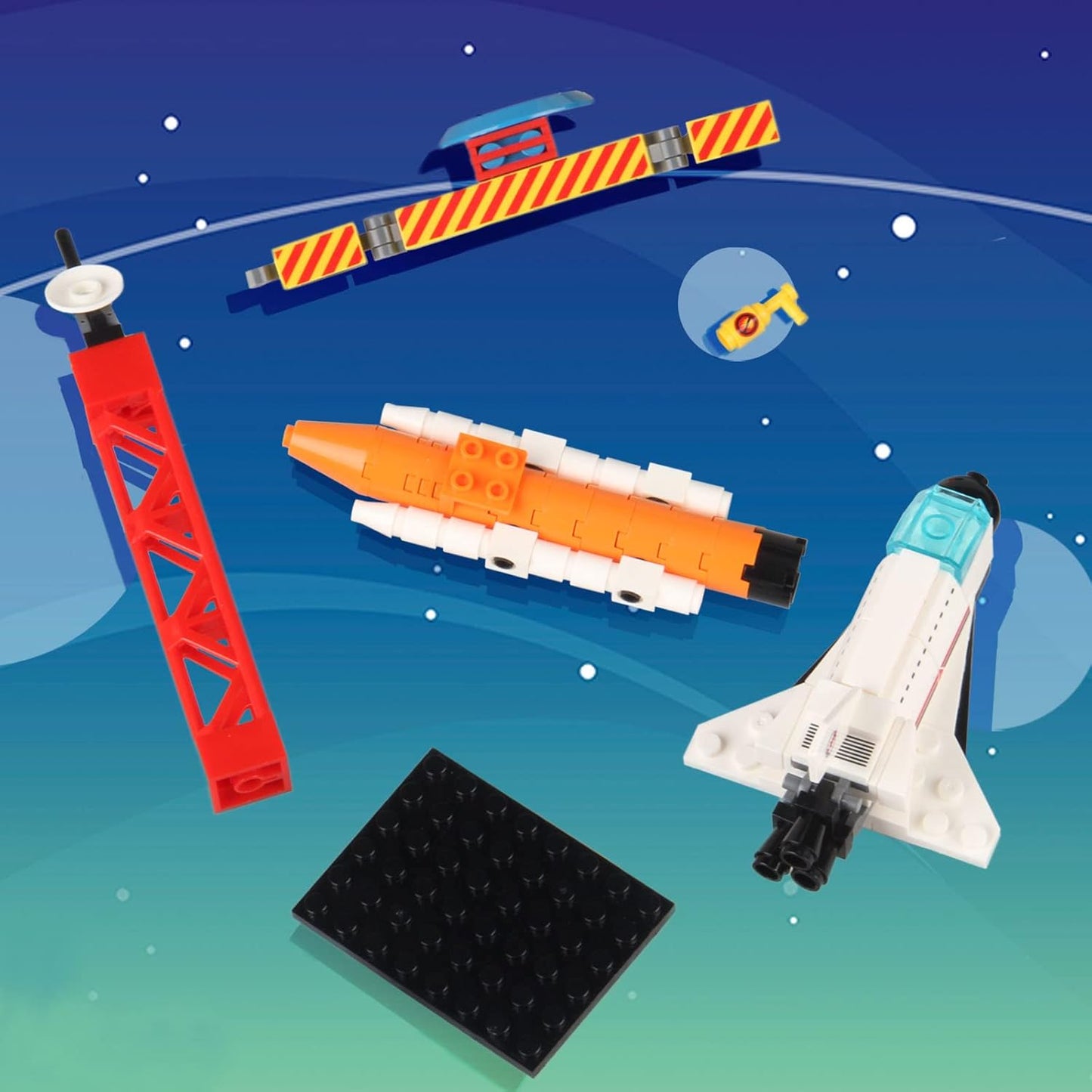 DIY 8 in 1 Spacecraft Building Blocks for Kids