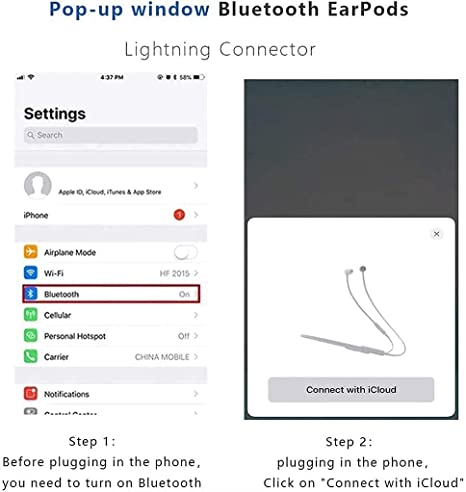 Earphone for Calling and Music Compatible with IPhone (Lightning Type)