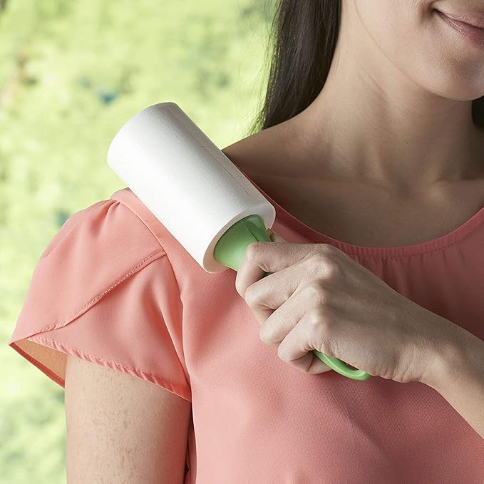 Lint Rollers Brush Reusable Sticky Picker Cleaner Roller Easy-Tear Sheets Travel Pet Hair Lint Roller 10cm Sheet Set of 3 Rolls 180 Sheets, 60 Sheets Each roll Lint Roller Remover.
