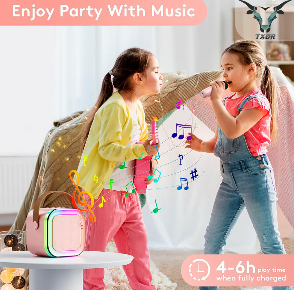 Bluetooth Karaoke Speaker with Microphone