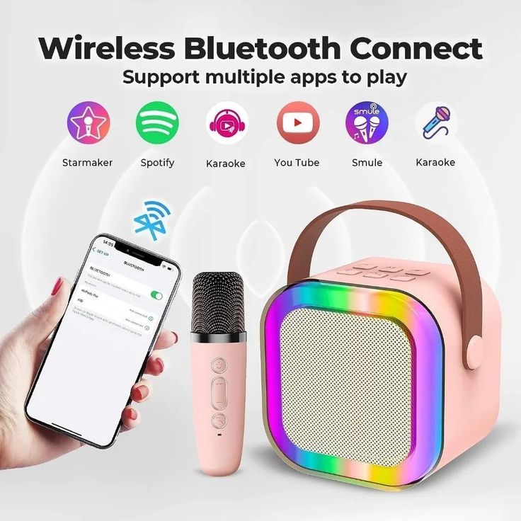 Bluetooth Karaoke Speaker with Microphone