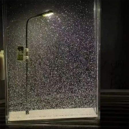 Snow Scene Light Street Lamp