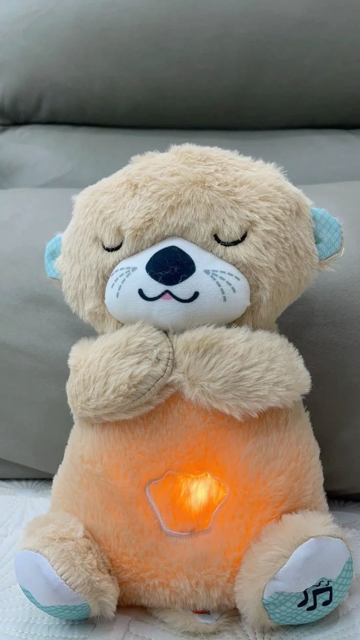 Breathing Teddy Bear with Soothing Music - Comfort Plush for Kids | Quicklymartindia
