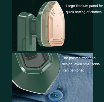 Mini Steam Iron for Travel & Home Use | Fast Wrinkle Remover for All Fabrics.