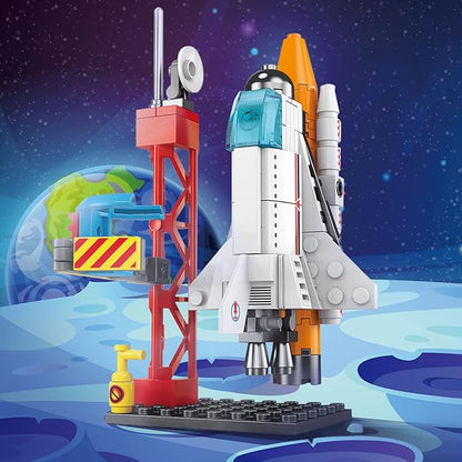 DIY 8 in 1 Spacecraft Building Blocks for Kids