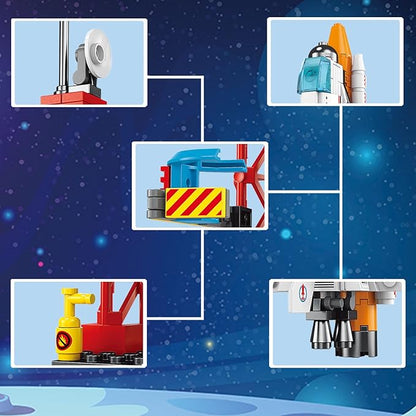 DIY 8 in 1 Spacecraft Building Blocks for Kids