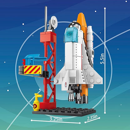 DIY 8 in 1 Spacecraft Building Blocks for Kids